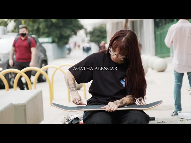 Agatha Alencar Na Chaze Skateboards Black Media Skate 1924